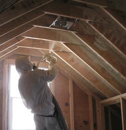 Harrisburg PA attic spray foam insulation